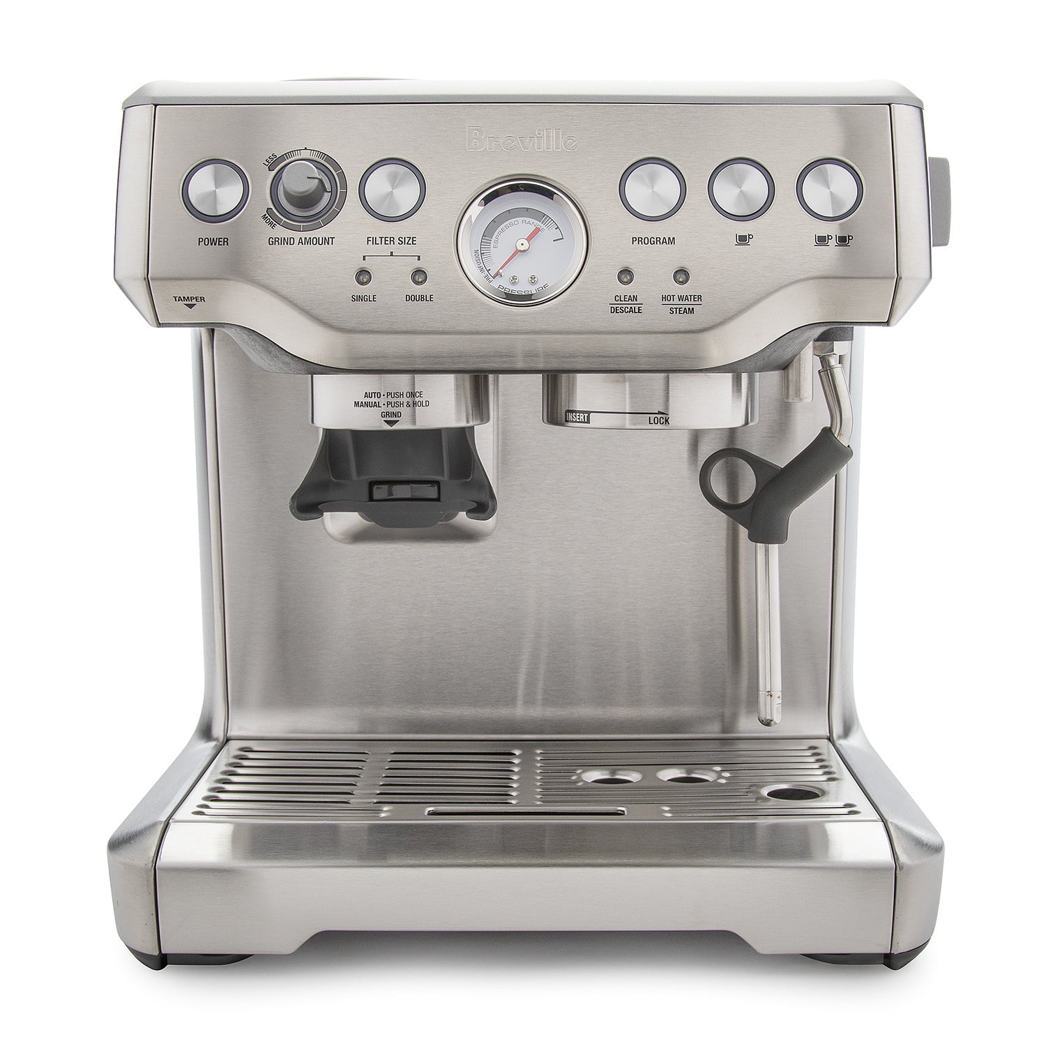 breville bes870xl barista express espresso machine brushed stainless