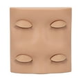 thumbnail image 2 of Eyelashes Extension Mannequin Head, Eyelash Extension Practice Mannequin Head Novice Makeup Doll Head with 2 Pairs Replacement Eyelids for Eyelash Training Practice Makeup, 2 of 7