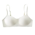 thumbnail image 1 of Soutien-gorge Sans Fil Léger pour Femmes Soutien-Gorge Doux Sans Couture avec Coussinets Amovibles Design Rehausseur pour Petite Poitrine Confortable et Respirant, 1 of 2