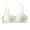 White, variant on Lightweight Wireless Bra For Women Seamless Soft Bra With Removable Pads Push Up Design For Small Bust Comfortable And Breathable.