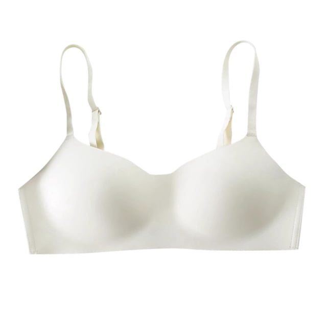 Soutien-gorge Sans Fil Léger pour Femmes Soutien-Gorge Doux Sans Couture avec Coussinets Amovibles Design Rehausseur pour Petite Poitrine Confortable et Respirant