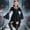 Black, variant on Girls' Halloween Medieval Witch Dress, Long Sleeve Lace Mesh Zip Gown, Flared Bell Sleeve Vintage Styling, Suitable For Holiday Costume Competitions Black 11 Years