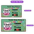 thumbnail image 5 of Kinda Busy Being Kindergarten Teacher and Persian Mom Desk Mat Full Keyboard Mouse Pad Cat Lover Kitten Owner Gifts Large Mousepad - 02005, 5 of 5