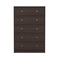 thumbnail image 5 of Tvilum Studio 5 Drawer Chest Dresser for Adults, Coffee, 5 of 14