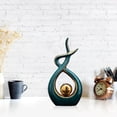 thumbnail image 2 of Modern Abstract Art Ceramic Statue Table Decorations Home Decor for Dining Room Living Room Office Centerpiece, 2 of 7