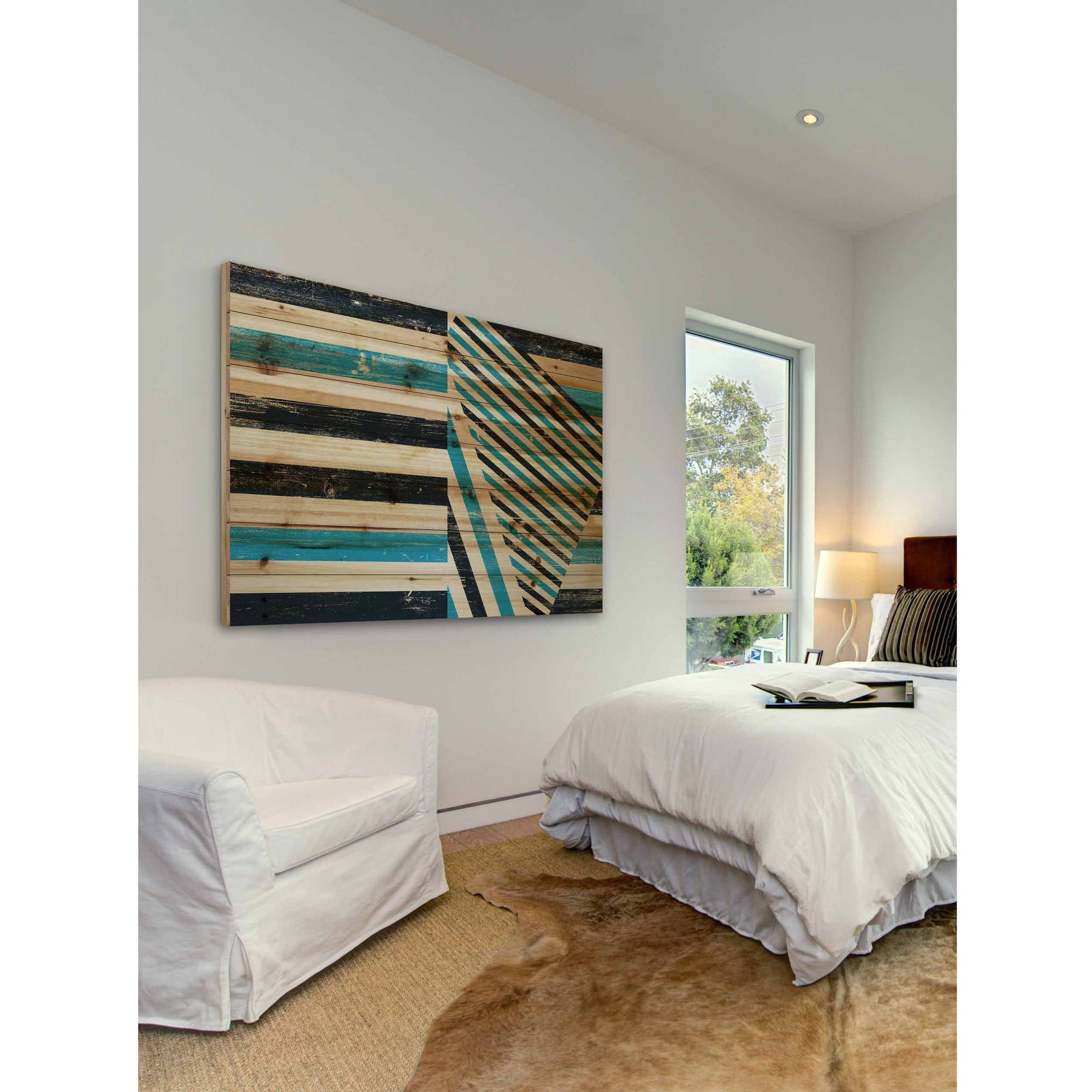 Marmont Hill - "Breaking Out" Painting Art Print on Natural Pine Wood