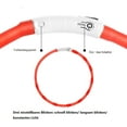 thumbnail image 2 of Collar de perro con luz LED recargable por USB - Collar de seguridad para mascotas de longitud ajustable para perros y gatos, 2 of 5