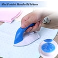 thumbnail image 3 of Fdit Mini Iron US 110V-220V,Portable Handheld Mini Clothes Iron Temperature Control for Household Travel Use, Portable Iron, 3 of 8