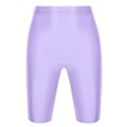 thumbnail image 3 of vastwit Mens Glossy Compression Shorts Gym Workout Running Cycling Yoga Shorts Swimming Trunks Light Purple M, 3 of 4