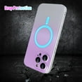 thumbnail image 6 of Compatible with iPhone 14 Pro Max Gradient Case Magnetic Luminous Case Glow in The Dark Noctilucent Slim Fit Cover Protective Anti Scratch Case Cover, 6 of 9