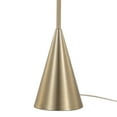 thumbnail image 4 of LumiSource Gold Metal, White Linen Cone 64" Metal Floor Lamp, 4 of 5