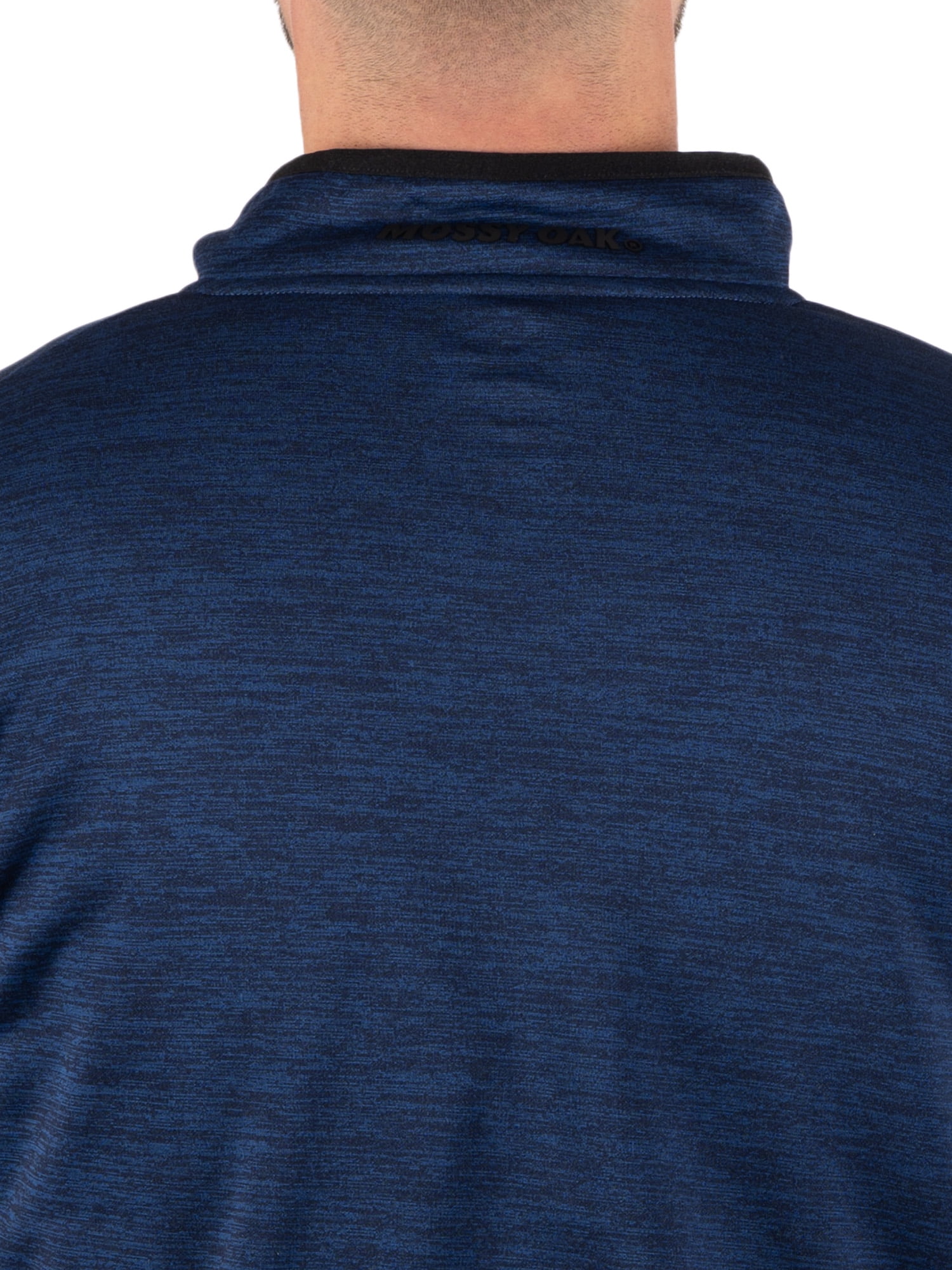 Mossy Oak Men's Fleece Quarter Zip Pullover Sweatshirt, Sizes S-2XL