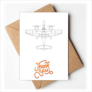 Airplane Baby Shower Thank You Cards and Envelopes (25 Pack) Boys Notecards  Stationery Set 4x6 - Paper Clever Party 