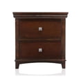 thumbnail image 5 of FOA Brighton 2pc Cherry Solid Wood Bedroom Set - King + Nightstand, 5 of 10