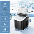 thumbnail image 2 of Ice Makers Countertop, Protable Ice Maker Machine with Handle, Self-Cleaning Ice Maker, 26Lbs/24H, for Home/Office/Kitchen, 2 of 8