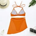 thumbnail image 4 of WREESH Three-Piece Halter Neck Strap Swimsuit With Chest Pad And No Steel Support, 4 of 4