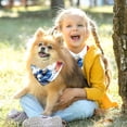 thumbnail image 5 of Ice Hockey Pack of Two Chiffon Yarn Dog Bandanas - Breathable and Stylish Pet Collars - 40.6x40.6x58in and 53.3x53.3x76.2in Sizes Available, 5 of 5