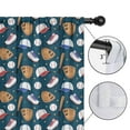 thumbnail image 4 of Blackout Kids Curtains,Baseball Gear Pattern Childrens Insulated Curtains Set Of 2,Bedroom Essentials,Toddler Room Decor 42"x54", 4 of 5