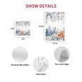 thumbnail image 7 of Blue Coastal Kitchen Dish Towels for Drying Dishes Set of 4, Summer Beach Starfish Weeping Eucalyptus Waffle Weave Microfiber Hand Tea Bathroom Towels Quick Dry & Absorbent Towel 12x12, 7 of 7
