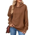 thumbnail image 3 of Shine Up Womens Hoodies Casual Hooded Sweatshirts Oversized Pullover Long Sleeve Ladies Tops with Pocket, 3 of 5