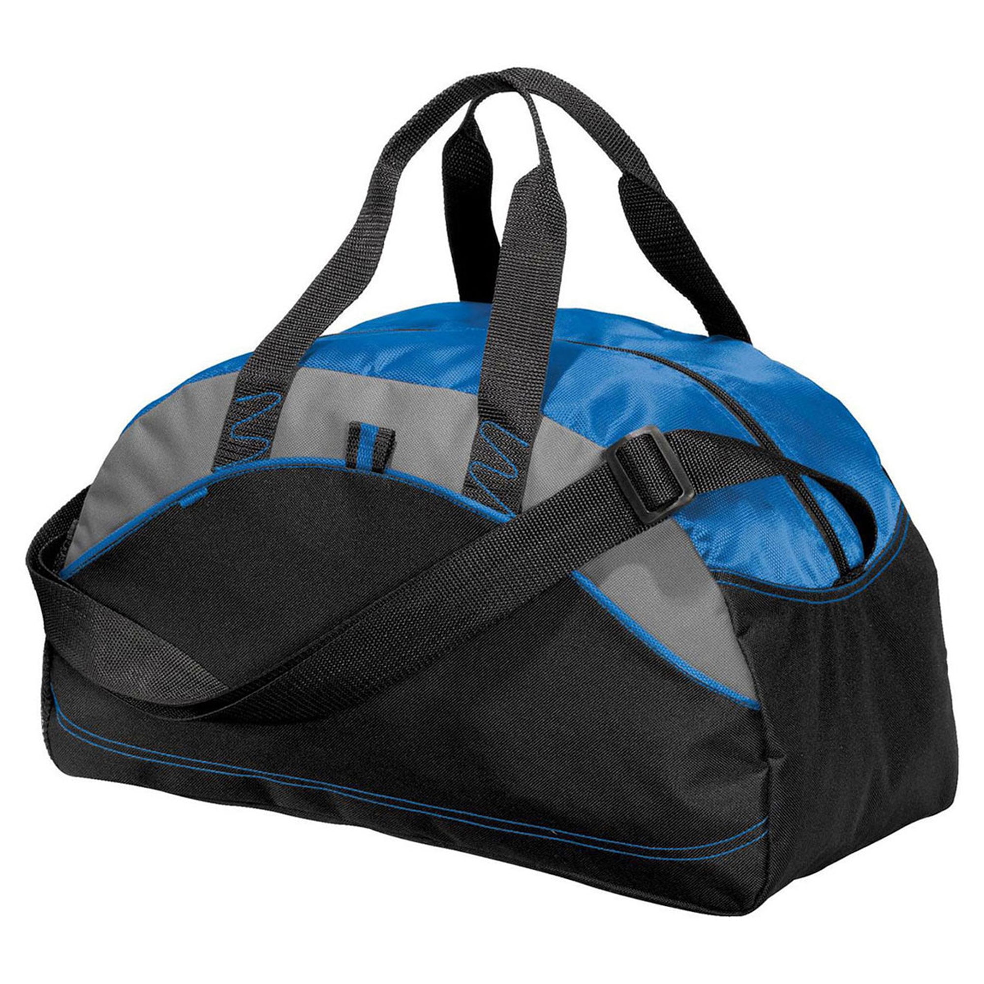 Port & Company Adjustable Shoulder Strap Front Pocket Duffle Bag