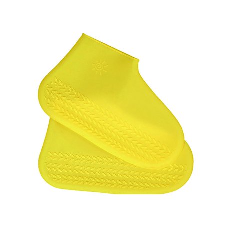 

Casfeeja-Unisex Silicone Rain Boots Shoe Covers Reusable Waterproof Travel Rain Boots