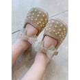 thumbnail image 3 of Toddler Little Girl Dress Shoes - Girl's Bow Mary Jane Glitter Pearl Ballet Flats Party School Wedding, 3 of 13