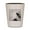 White/Black, variant on CafePress - Design 43 Crow Silhouette - White Shot Glass, Unique and Funny Shot Glass