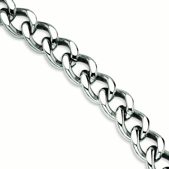 Chisel Stainless Steel Polished Large Link 8.5in Bracelet