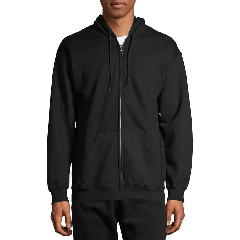 Gildan men's fleece zip hooded sweatshirt sale