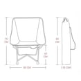 thumbnail image 2 of Chaise Pliante de Camping Portable Chaise d'Extérieur en Tissu Oxford pour Camping Randonnée Pêche, 2 of 7