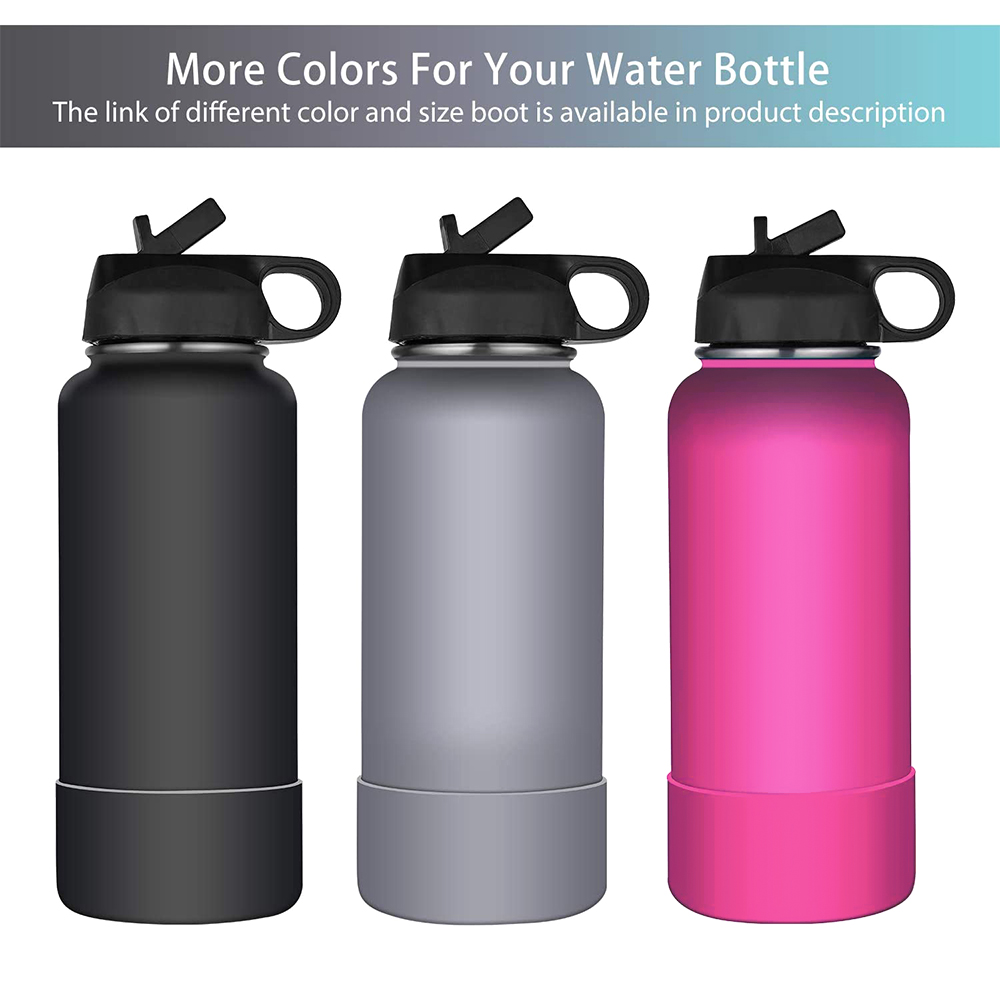  woodounai 3 Pack Silicone Boot for Water Bottle