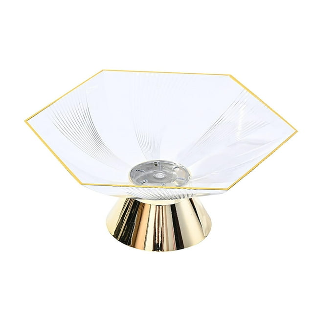 Siruishop Panier à Fruits avec Trou de Drainage, Plateau de Service Transparent pour Salle de Bain