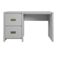 thumbnail image 3 of Little Seeds Monarch Hill Haven Dove Grey Single Pedestal Kids’ Desk, 3 of 8