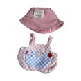 thumbnail image 2 of Ropa de pato de peluche de 15 cm, linda ropa de animales de peluche suaves de moda para vestir Rosa, 2 of 8