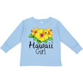 thumbnail image 3 of Inktastic Hawaii Girl Hibiscus Flowers Girls Long Sleeve Toddler T-Shirt, 3 of 5