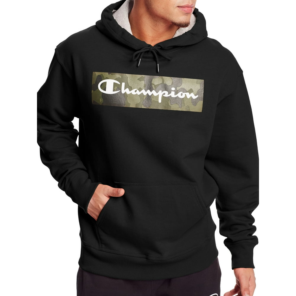 Champion - Champion Men's Powerblend Graphic Camo Pullover Hoodie, up ...