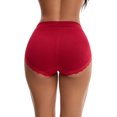 thumbnail image 2 of Unique Bargains High Waisted Tummy Control Briefs 2XL Red, 2 of 6