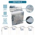 thumbnail image 6 of Coastal Coral Table Runner 70 Inches, Ocean Starfish Beach Conch Haze Blue Marine Life Bed Runner Dresser Scarves Tabletop for Indoor Outdoor Parties/Ceremony/Banquet, 13" x 70", 6 of 9