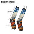 thumbnail image 2 of Fotbe Dog Guitar Starry Night Calcetas Divertidas Estampadas para Hombre y Mujer, Calcetas de Algodón hasta la Rodilla para Caminar, Correr, Enfermería y Embarazo, 2 of 6