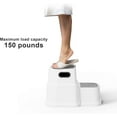 thumbnail image 5 of Toddler Step Stool for Kids - Non-Slip 2 Step Stool for Bathroom Sink & Potty Training, 3-in-1 Dual Height Kitchen Counter, Sturdy Safety Nursery Stool for Boys & Girls (Include 2 Ducks), 5 of 7