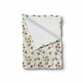 thumbnail image 2 of Dahlia Soft Flannel Fleece Throw Blanket, Garden Blossom Peony Flowered and Orchid Dahlias Yard Beauty, Cozy Plush for Indoor and Outdoor Use, 50" x 70", Burnt Orange Mustard, by Ambesonne, 2 of 6