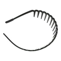 1 Pc Classic Flower Edge Anti-Slip Toothed Hairband for Women for Girls Black