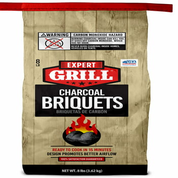 Expert Grill Charcoal Briquets, Charcoal Briquettes, 8 Lb