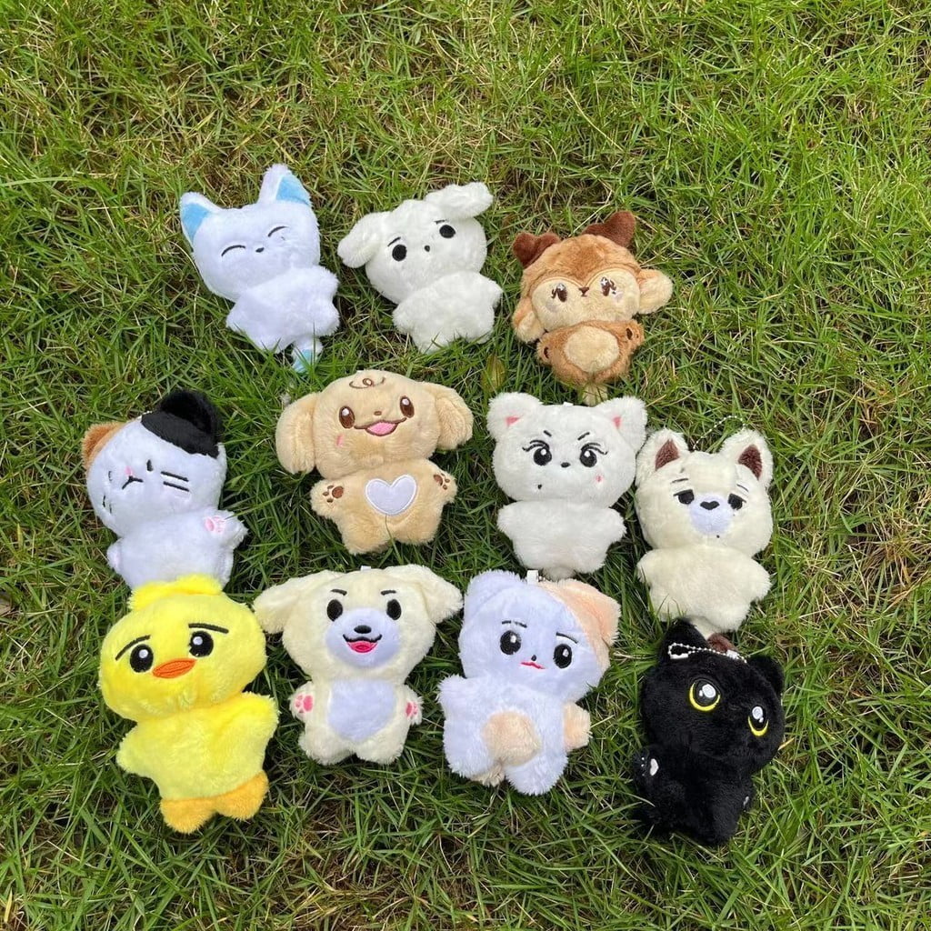Kpop Idol Enhypen Cute Cartoon Animal Plush Doll Key Ring Stuffed