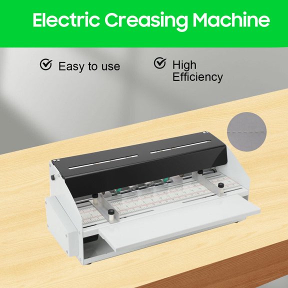 TABODD 3-in-1 Electric Creasing Machine 18 1/2"(460mm) Paper Creaser Scorer Perforator Cutter for Cards Invitations Tickets 110V