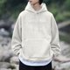 thumbnail image 5 of Gibobby Sudaderas con capucha para hombre estilo retro estampado occidental casual otoño e invierno con cordón(Blanco,G), 5 of 5
