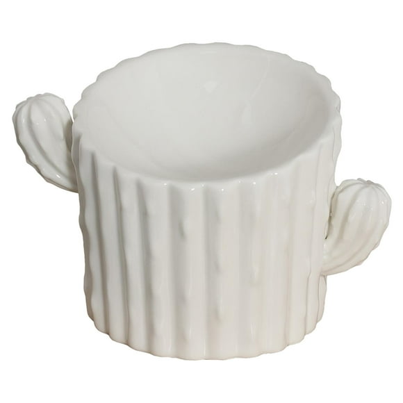 Cuenco de Cerámica para Gatos, Comida/ para Perros de Agua, , Soporte , blanco Yuyangstore Comedero para mascotas