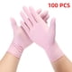 thumbnail image 3 of Guantes de nitrilo desechables negros y rosados 20/100 piezas Guantes sin látex para limpieza, cocina y esteticista Guantes multiusos texturizados, 3 of 5