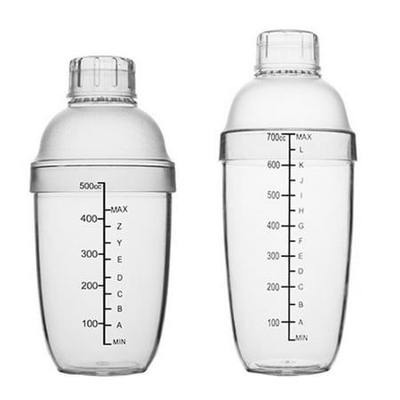 

NUOLUX 1 Set Shake Pot Transparent Glass Milk Tea Tool Freezing-proof Shake Bottle